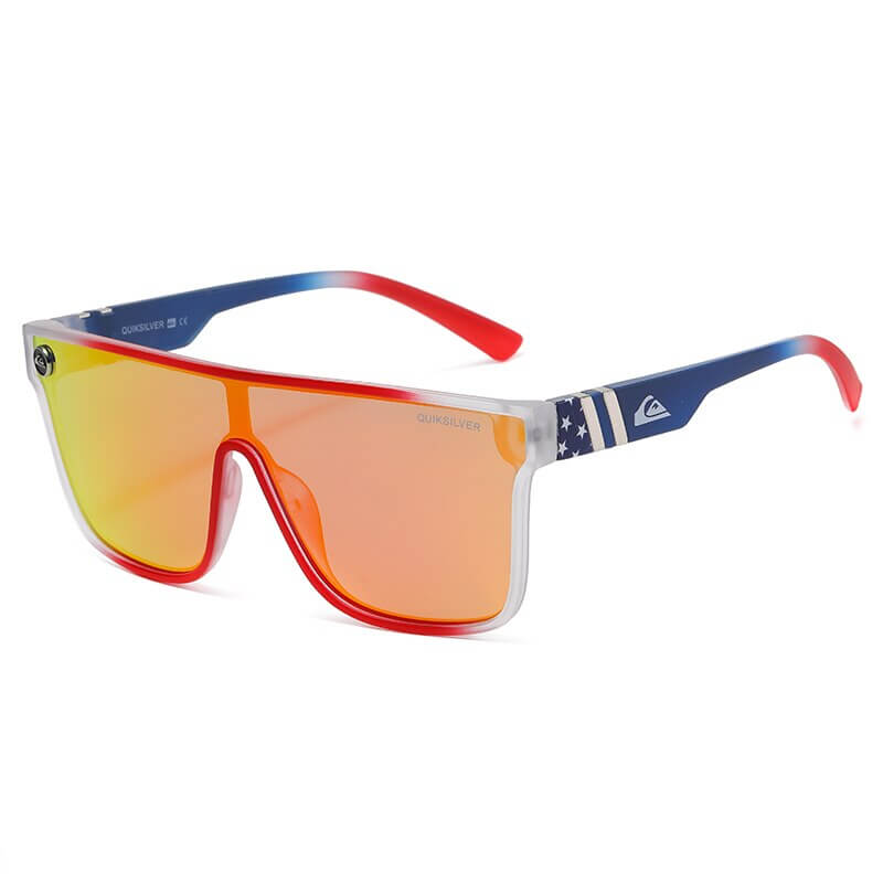 Stylish unisex large-frame sunglasses with UV400 anti-reflective lenses, perfect for fashionable protection.